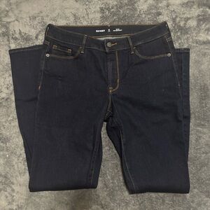 NWOT Old Navy Women's Dark Blue Mid-Rise Pop Icon Skinny Jeans. Long.